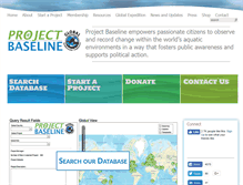 Tablet Screenshot of projectbaseline.org
